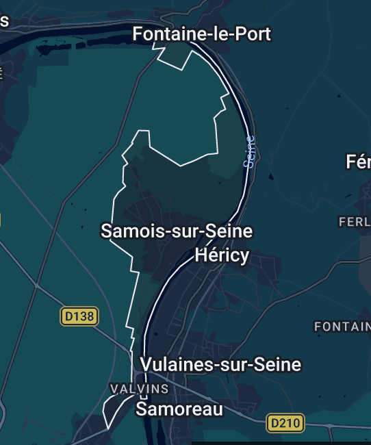 samois-sur-seine maps