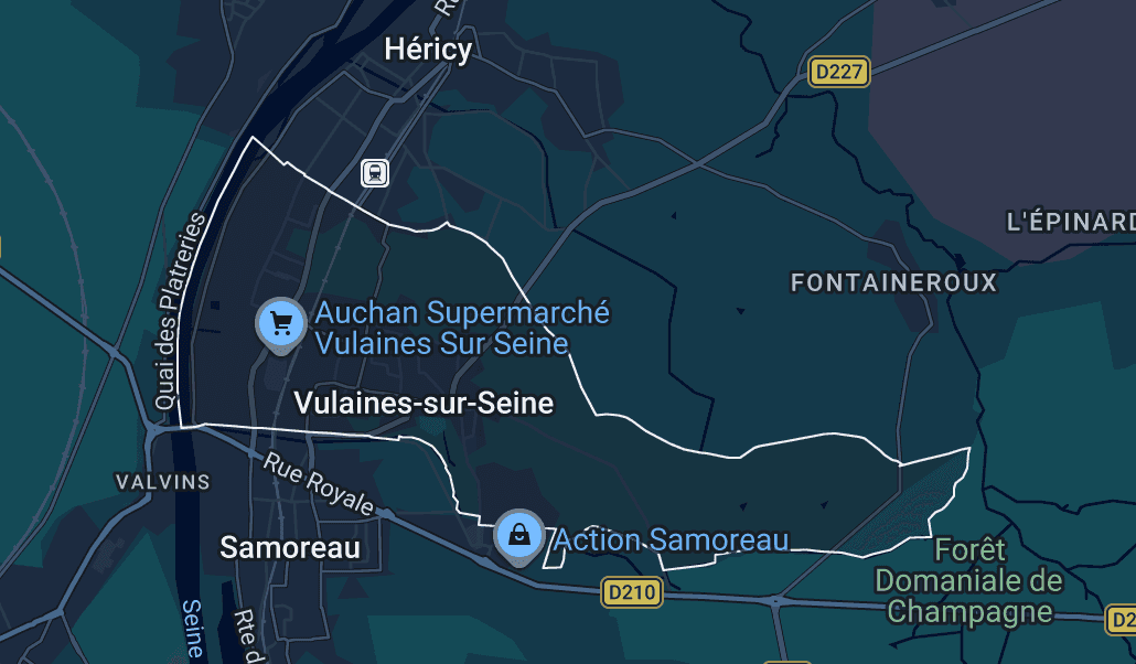 Vulaines-sur-Seine maps
